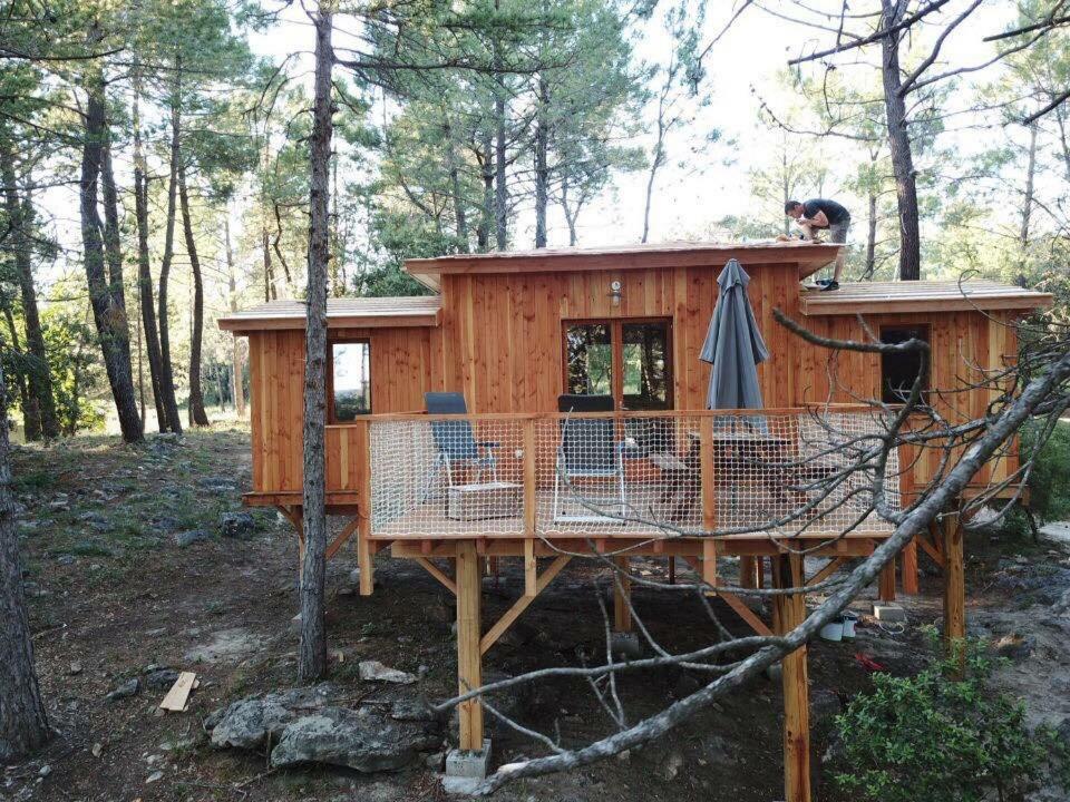 Camping La Simioune En Provence Боллен Екстер'єр фото
